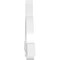 Ekena Millwork Ericson Architectural Grade PVC Gable Bracket, 72"W x 30"H x 4"D x 6"F, 10/12 Pitch GBP072X30X0406ERI00 - alternate 2